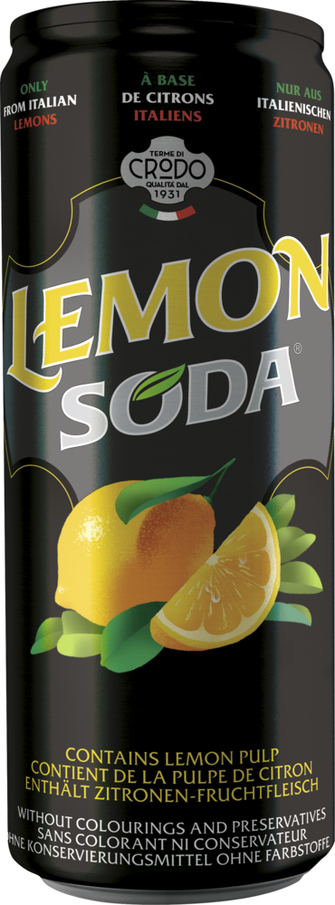 A can of Lemon Soda