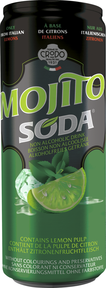 A can of Mojito Soda